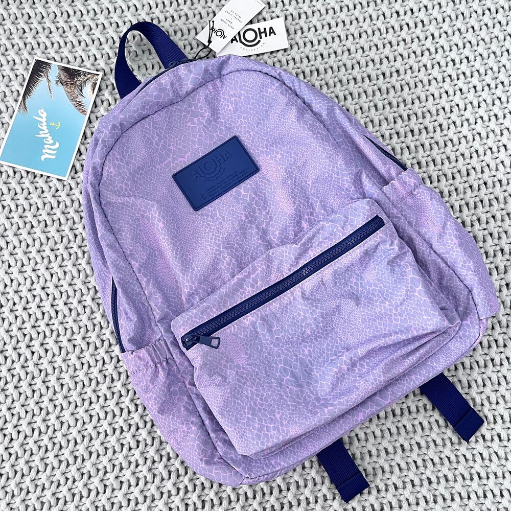 Aloha Collection• KEEP IT LIGHT Backpack PYTHON Amethyst